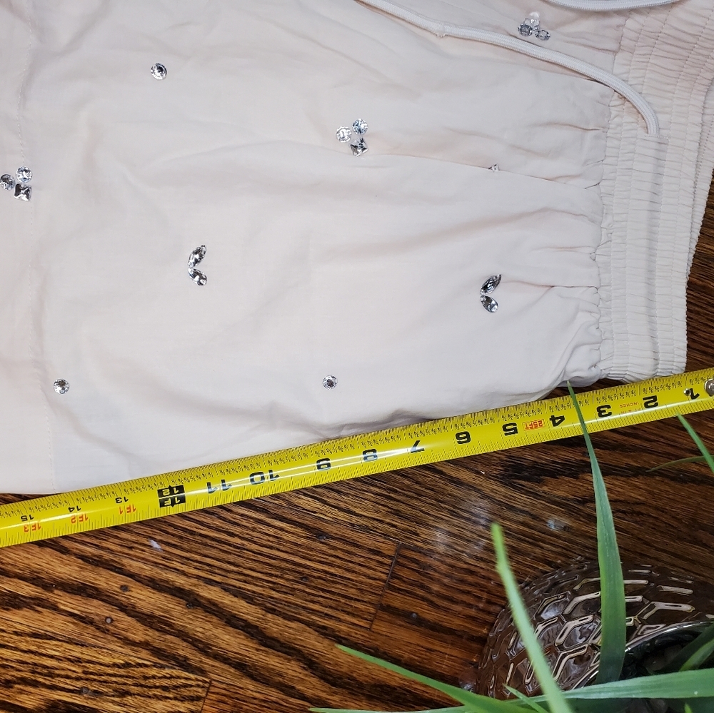 Blue B. Shorts With Rhinestones - Picture 9 of 12